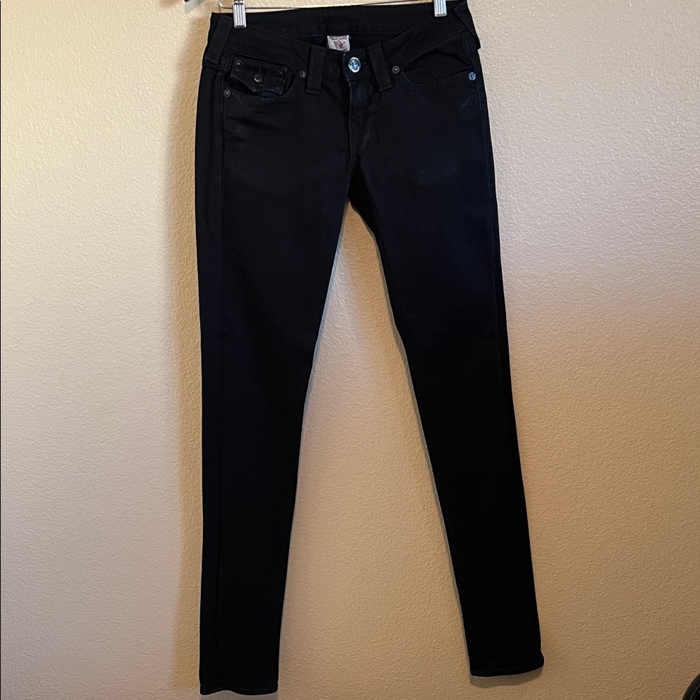 True Religion Black Skinny Jeans